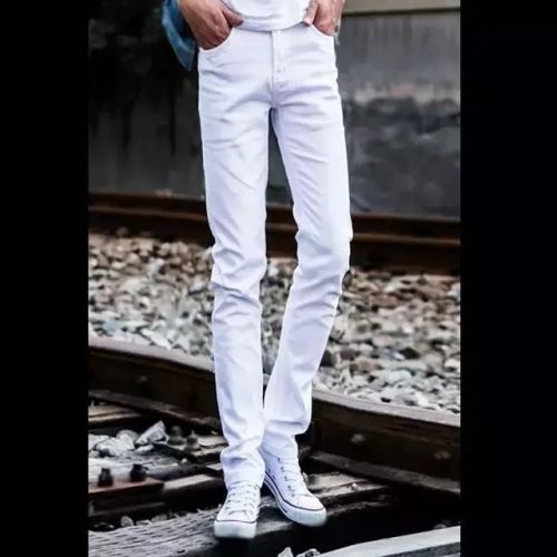 Jeans pour adolescent en polyester été - Ref 1467517