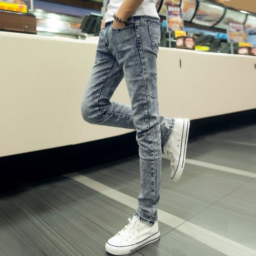 Jeans pour adolescent pieds Slim en CVC automne - Ref 1467537