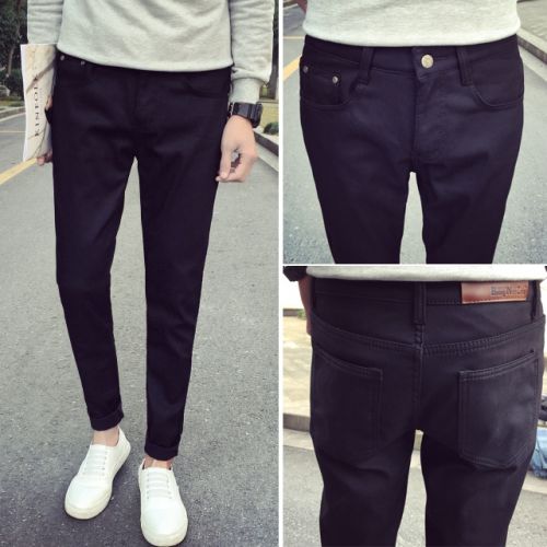 Jeans pour adolescent pieds Slim printemps - Ref 1467562