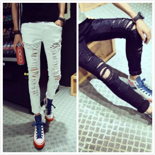 Jeans pour adolescent pieds Slim été - Ref 1467662