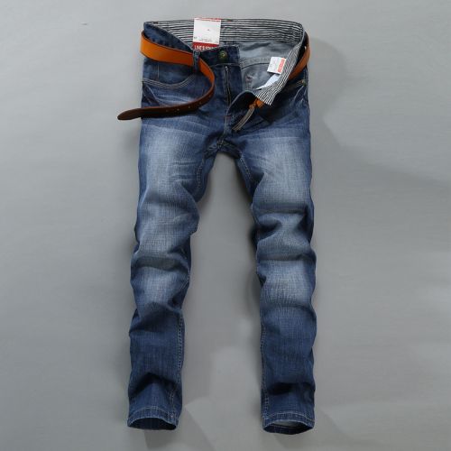 Jeans pour jeunesse pieds Slim en coton Quatre saisons - Ref 1467690