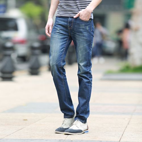 Jeans pour jeunesse coupe droite en coton Quatre saisons - Ref 1467764