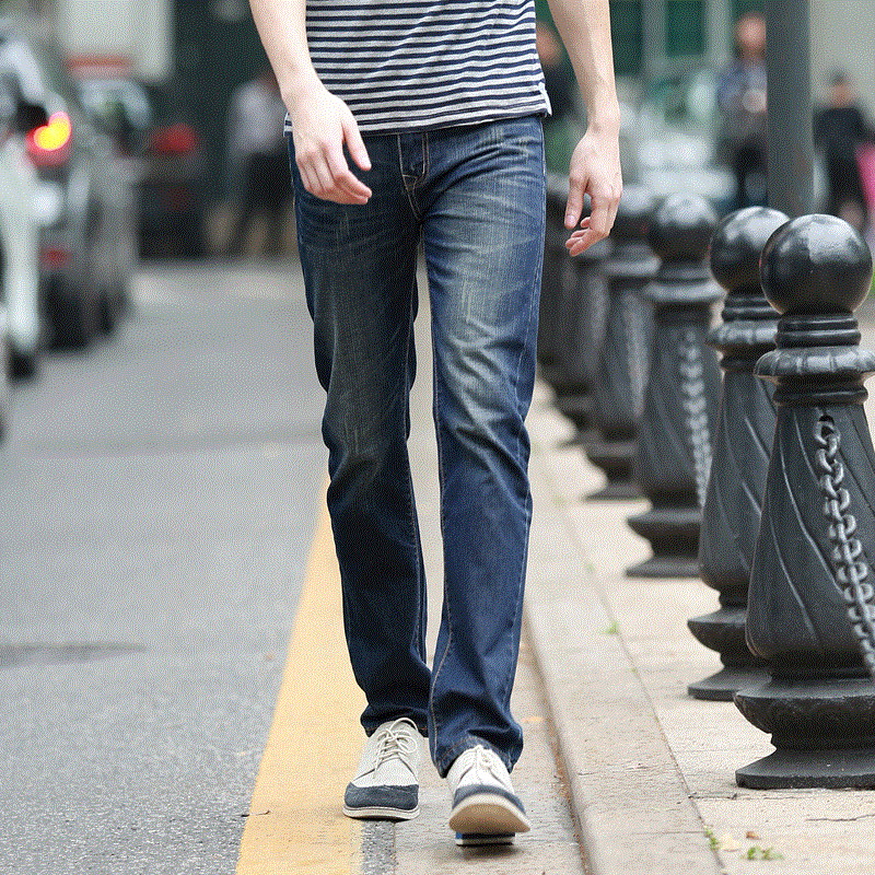 Jeans pour jeunesse coupe droite en coton Quatre saisons - Ref 1467881