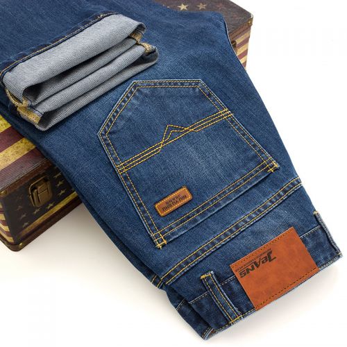 Jeans pour jeunesse coupe droite en coton Quatre saisons - Ref 1467985