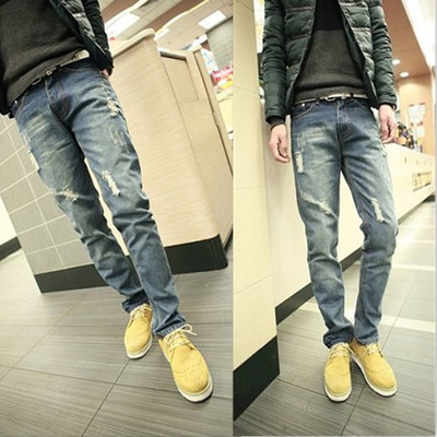 Jeans pour adolescent pieds Slim été - Ref 1467990