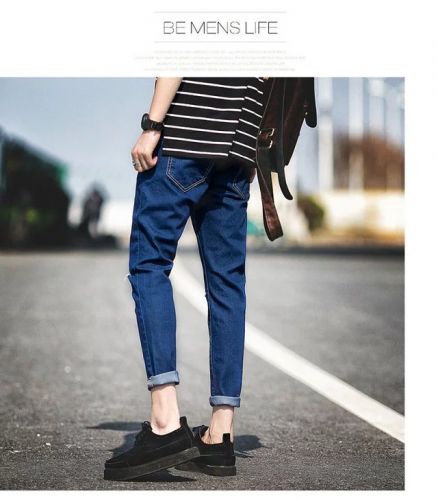 Jeans pour jeunesse pieds Slim été - Ref 1467998