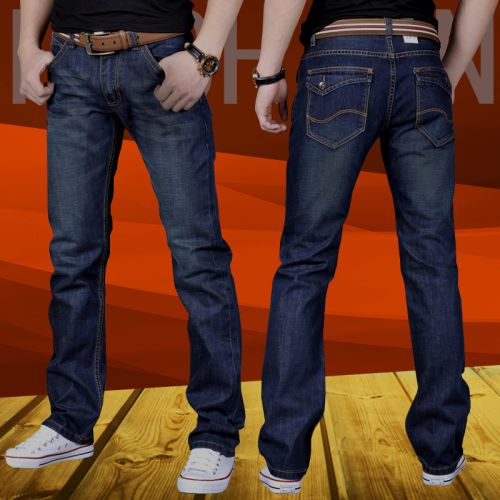 Jeans pour jeunesse coupe droite en coton été - Ref 1468036