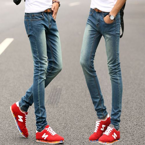 Jeans pour jeunesse pieds Slim en coton été - Ref 1468041