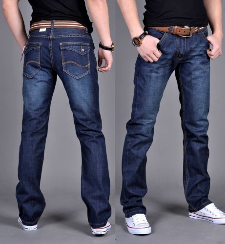 Jeans pour jeunesse coupe droite Coton de triacetate fibres - Ref 1468090