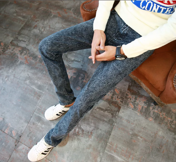 Jeans pour adolescent pieds Slim été - Ref 1468171