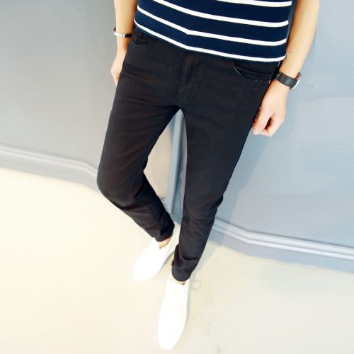 Jeans pour jeunesse pieds Slim en CVC Quatre saisons - Ref 1468232