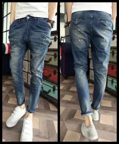 Jeans pour jeunesse droite coton Quatre saisons - Ref 1468250