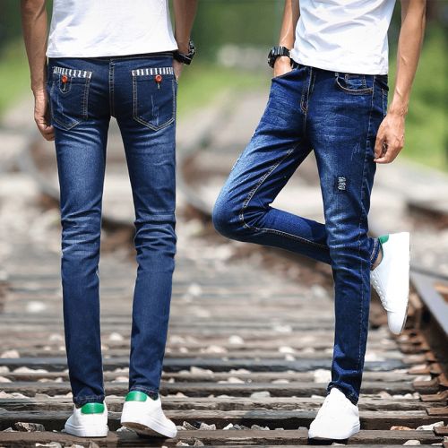 Jeans pour adolescent pieds Slim automne - Ref 1468283