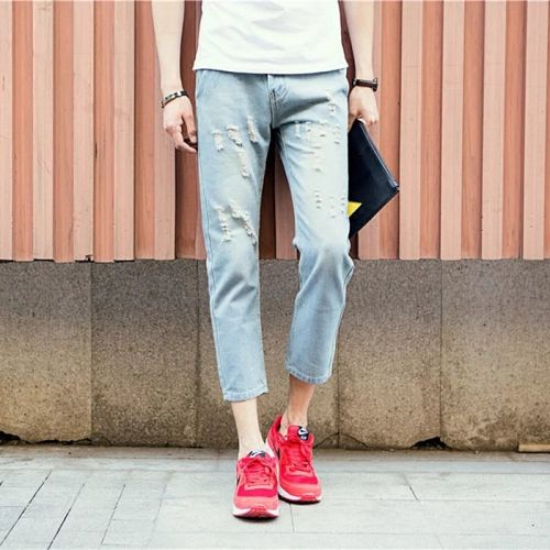 Jeans pour adolescent Sarouel en coton - Ref 1468321