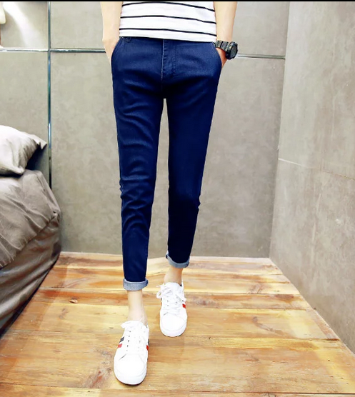 Jeans pour adolescent pieds Slim été - Ref 1468338