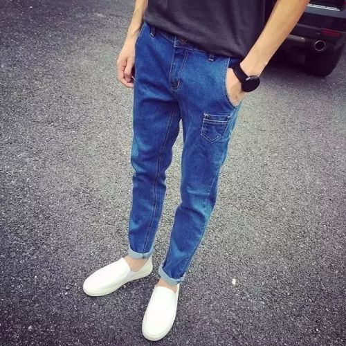 Jeans pour adolescent Sarouel en coton Quatre saisons - Ref 1468348
