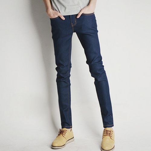 Jeans pour adolescent pieds Slim en coton Quatre saisons - Ref 1468460