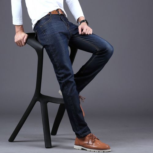 Jeans pour jeunesse coupe droite GUSTAVOR en coton Quatre saisons - Ref 1468562