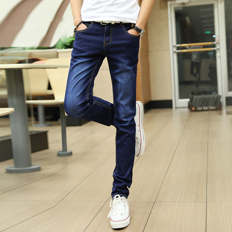 Jeans pour jeunesse pieds Slim en CVC Quatre saisons - Ref 1468675