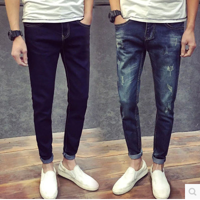 Jeans pour adolescent pieds Slim automne - Ref 1468992