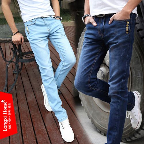 Jeans pour adolescent pieds Slim Quatre saisons - Ref 1469049