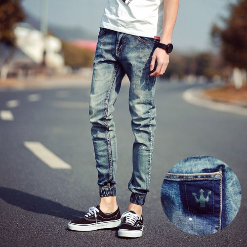 Jeans pour adolescent pieds Slim Quatre saisons - Ref 1469439