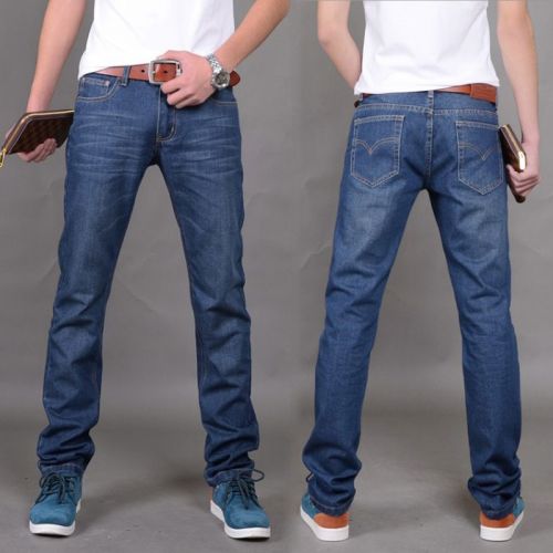 Jeans pour adolescent coupe droite été - Ref 1469452