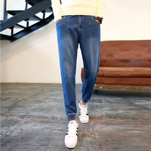 Jeans pour adolescent Sarouel en Résine de fibres coton Quatre saisons - Ref 1469479