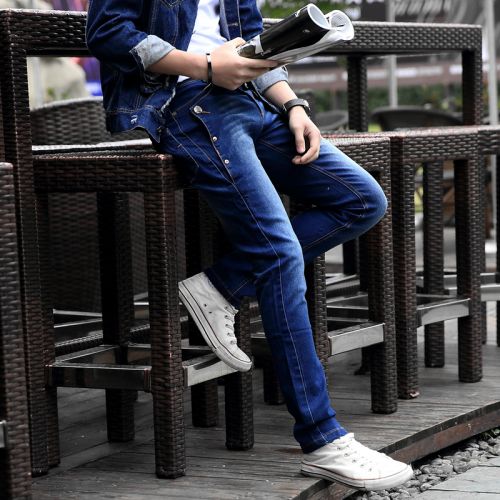 Jeans pour adolescent pieds Slim été - Ref 1469496