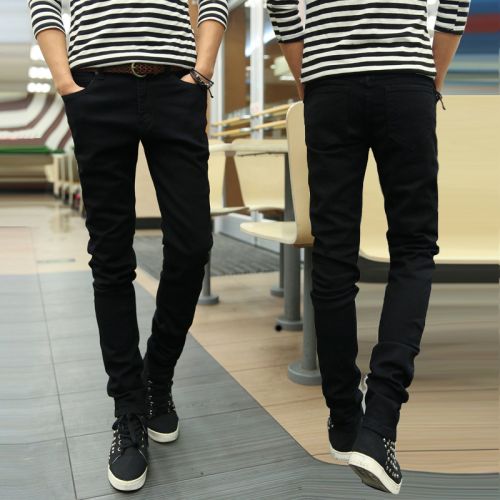 Jeans pour adolescent pieds Slim VIETTOLONS en coton Quatre saisons - Ref 1469531
