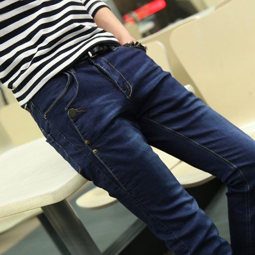 Jeans pour adolescent pieds Slim Quatre saisons - Ref 1469620