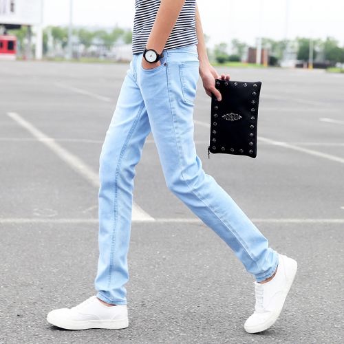 Jeans pour adolescent pieds Slim Quatre saisons - Ref 1469623