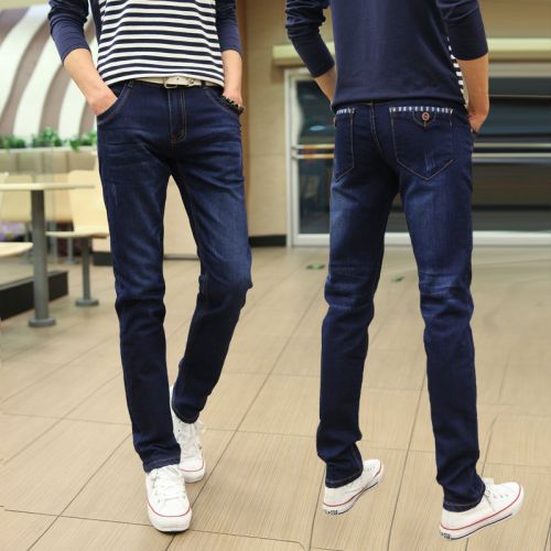 Jeans pour adolescent pieds Slim VIETTOLONS en coton hiver - Ref 1469647