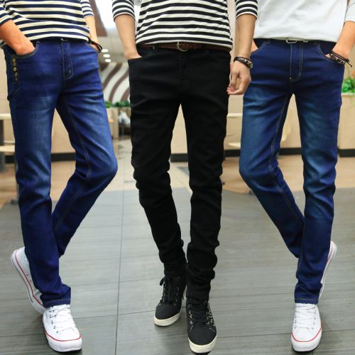 Jeans pour adolescent pieds Slim Quatre saisons - Ref 1469666