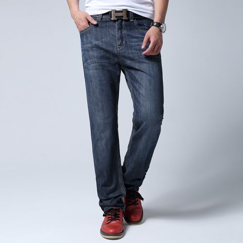 Jeans pour jeunesse coupe droite en coton Quatre saisons - Ref 1469727