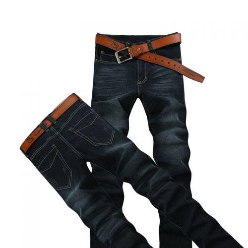 Jeans pour adolescent pieds Slim en coton Quatre saisons - Ref 1469749