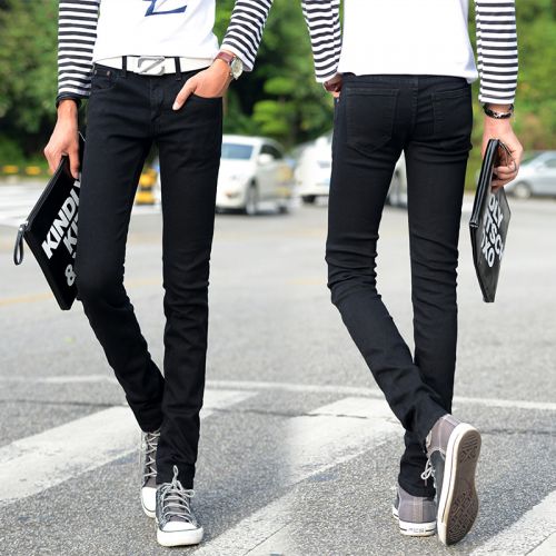 Jeans pour adolescent pieds Slim 0826JEANS en coton Quatre saisons - Ref 1469966