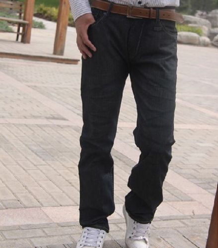 Jeans pour jeunesse coupe droite en coton printemps - Ref 1470043