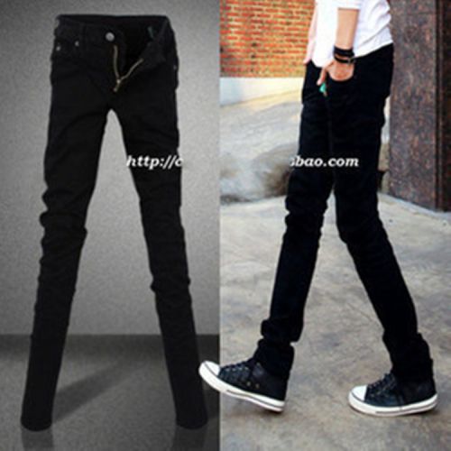 Jeans pour adolescent pieds Slim en coton Quatre saisons - Ref 1470099