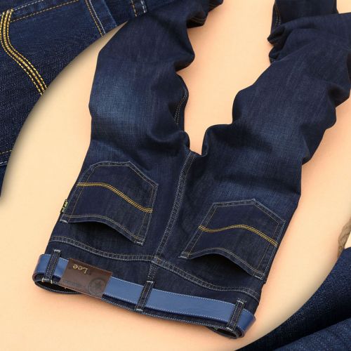 Jeans pour jeunesse coupe droite en coton été - Ref 1470121