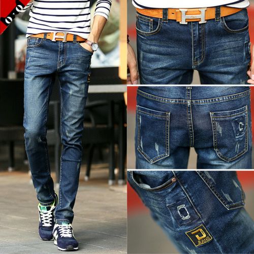 Jeans pour adolescent pieds Slim Quatre saisons - Ref 1470132