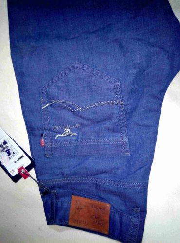 Jeans droite coton pour été - Ref 1470146