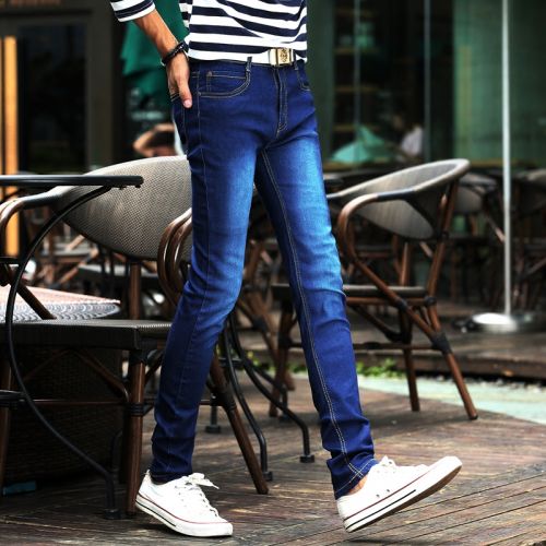 Jeans pour adolescent pieds Slim Quatre saisons - Ref 1470202