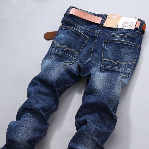 Jeans pour jeunesse coupe droite en coton automne - Ref 1470218
