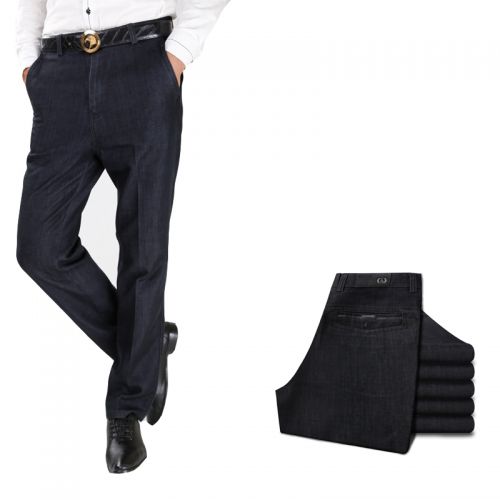Jeans droite coton pour automne - Ref 1470338