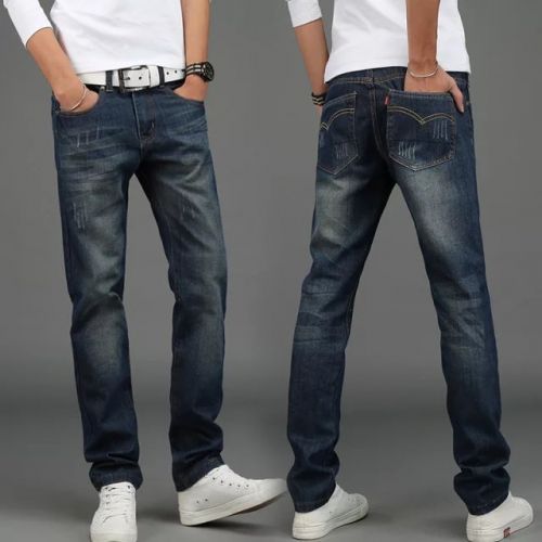 Jeans pour jeunesse coupe droite en CVC automne - Ref 1470479