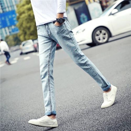 Jeans pour adolescent pieds Slim été - Ref 1470520