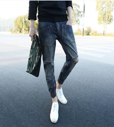 Jeans pour jeunesse pieds Slim été - Ref 1470526