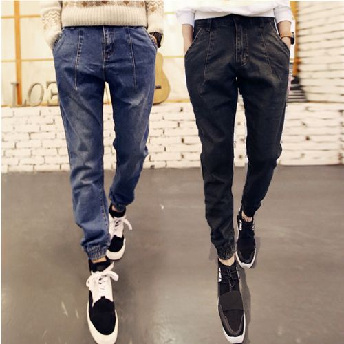 Jeans pour jeunesse pieds Slim en coton Quatre saisons - Ref 1470587