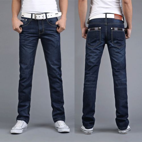 Jeans pour jeunesse coupe droite en coton automne - Ref 1470772